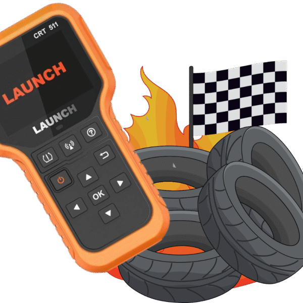 فحص وبرمجة حساس الإطارات Launch CRT511 TPMS