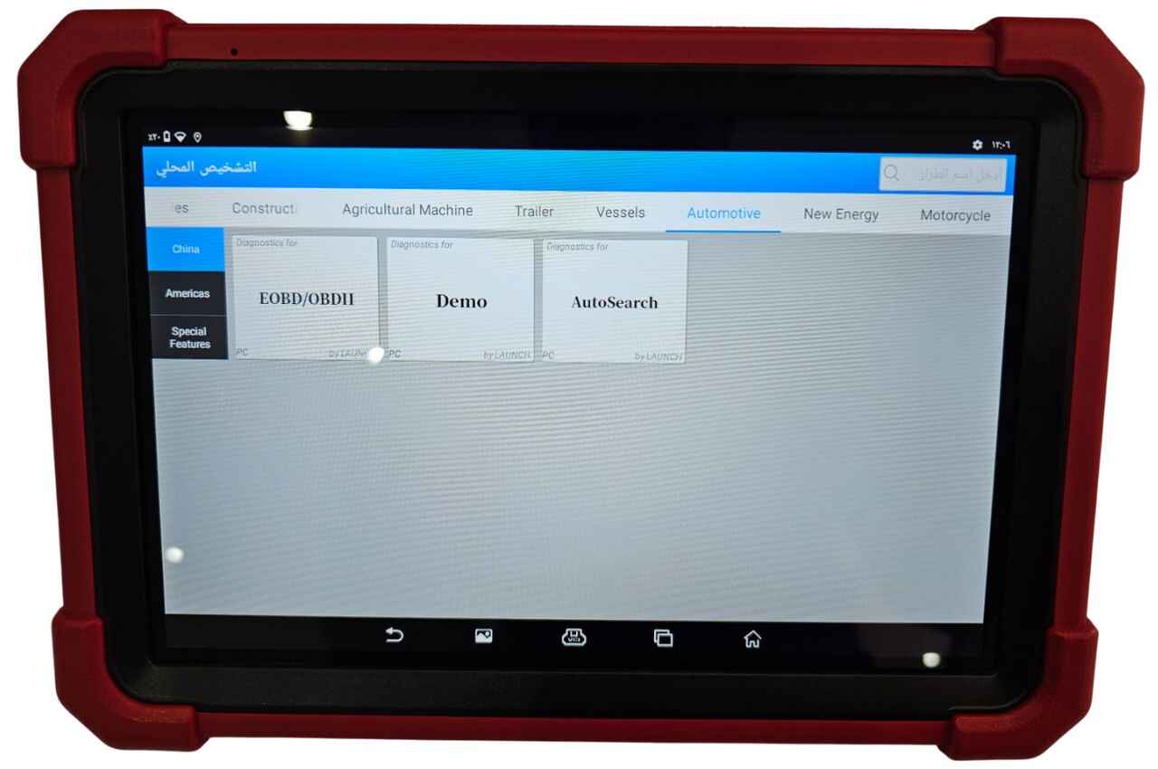 جهاز برمجة وإصلاح الشاحنات