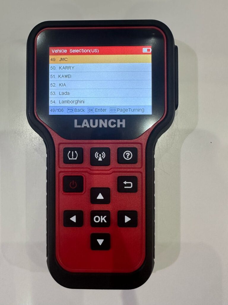 جهاز فحص حساس إطارات السيارات 5