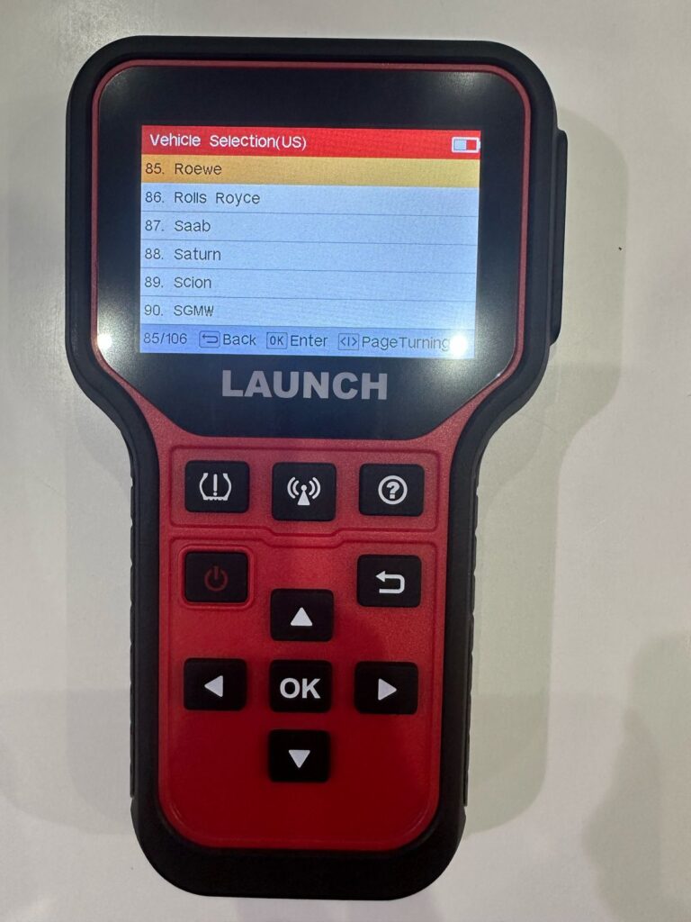 جهاز فحص حساس إطارات السيارات 5