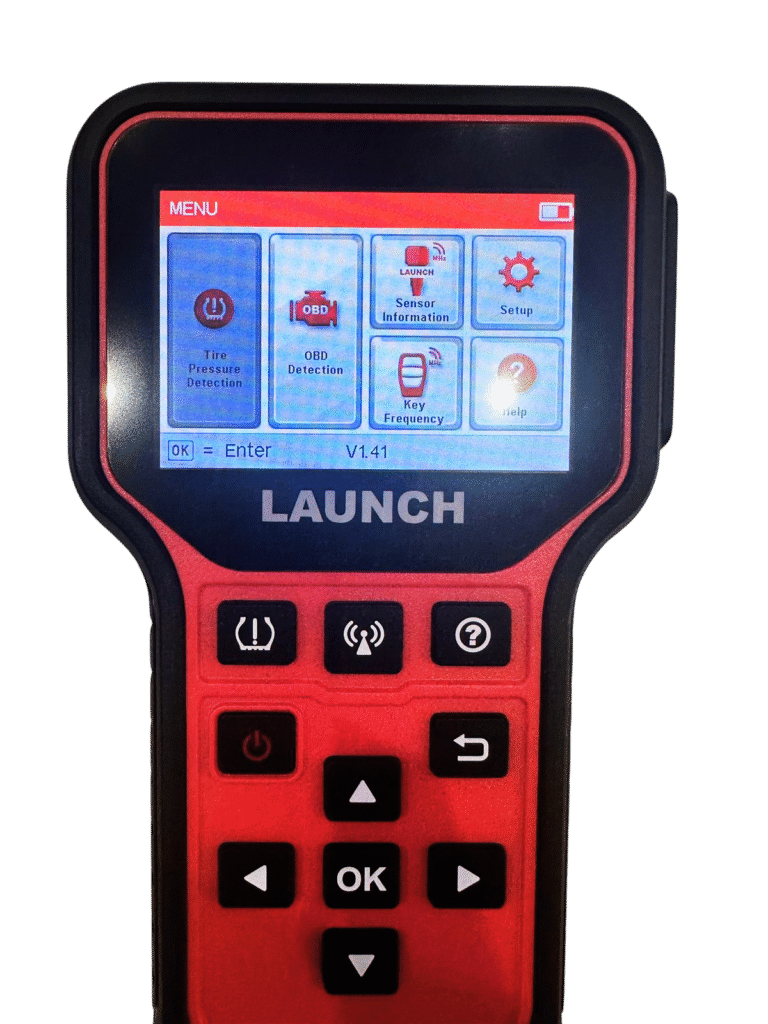 جهاز فحص حساس إطارات السيارات خطوة 1