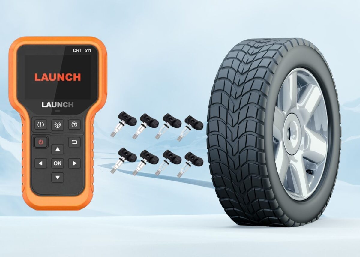 فحص وبرمجة حساس الإطارات Launch CRT511 TPMS