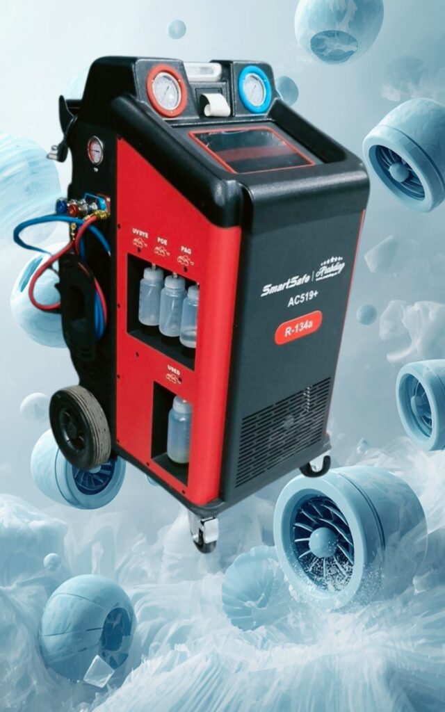 جهاز شحن وتغيير فريون السيارة AC519+