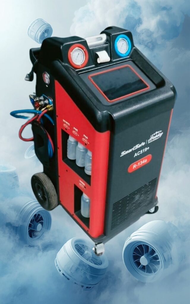 جهاز شحن وتغيير فريون السيارة AC519+